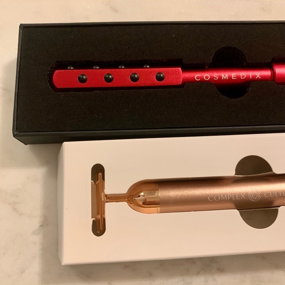 NIB Bundle! Facial Massage Roller & Sonic T-Bar Facial Massager - Picture 5 of 14